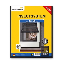 Moskītu tīkls Schellenberg Insectsystem 50132, melna, 200x250 mm