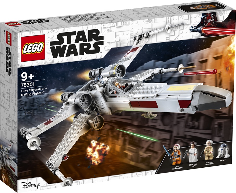 Konstruktor LEGO Star Wars Luke Skywalker X-Wing Fighter™ 75301, 474 tk