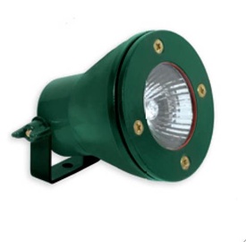 Светильник врезной Kanlux Akven, 35Вт, 3000°К, G5.3, зеленый