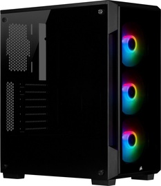 Corsair iCUE 220T RGB Tempered Glass Mid-Tower Smart Case Black