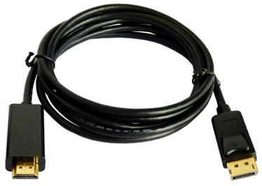 Brackton Cable DisplayPort to HDMI Black 2m