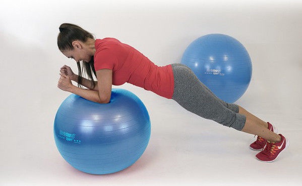 Гимнастический мяч Christopeit Gymnastic Ball CH1672, синий, 750 мм