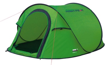 Trīsvietīga telts High Peak Vision 3 10123, zaļa