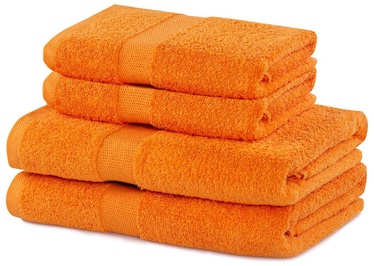 Полотенце для ванной DecoKing Marina 23126, oранжевый, 4 шт.