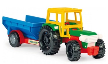 Rotaļu traktors Wader Tractor With Trailer 35002, daudzkrāsaina