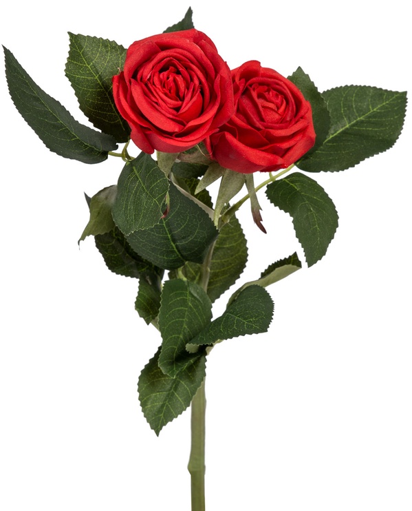 Искусственный цветок Home4you Artificial Flower Rose H40cm Red