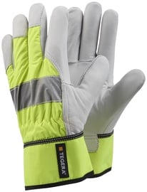 Darba cimdi Tegera Leather Gloves HI-VIZ 10