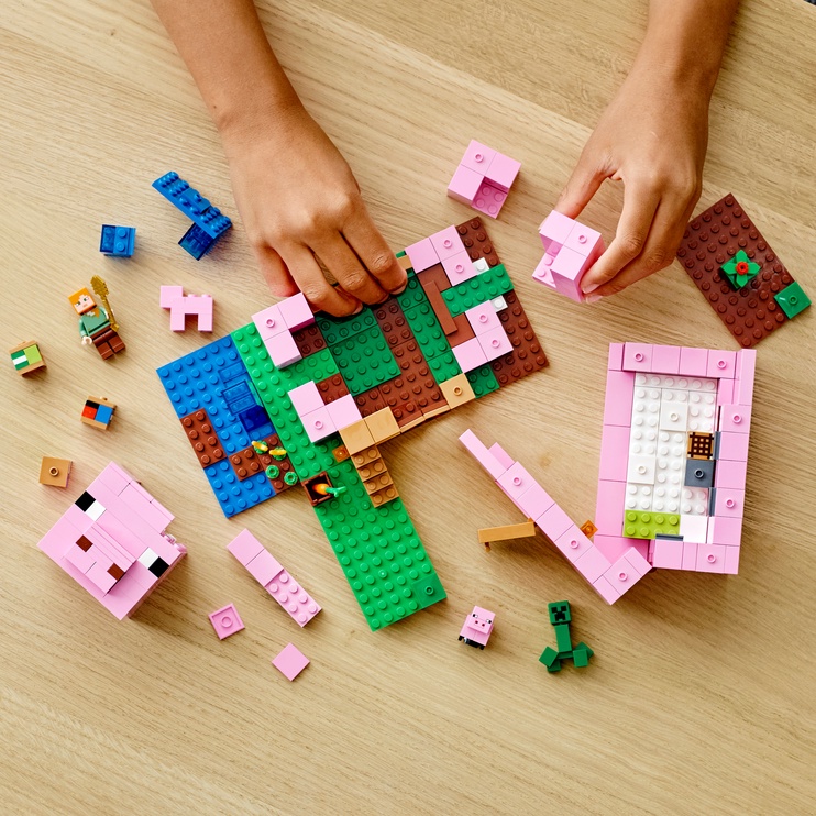 Konstruktors LEGO Minecraft™ Cūkas namiņš 21170
