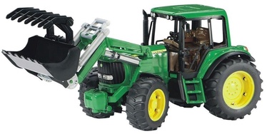 Игрушечный трактор Bruder John Deere 6920 With Frontloader 980261, зеленый