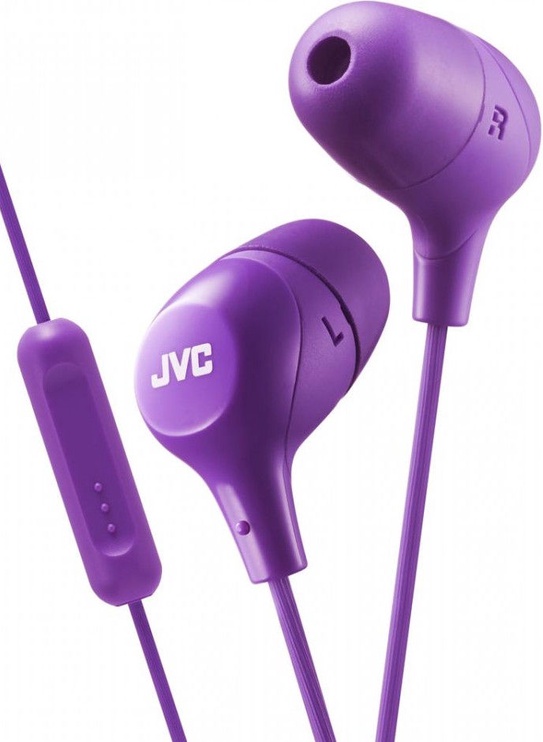 Laidinės ausinės JVC HA-FX38M, violetinė