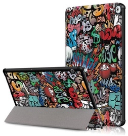 TakeMe Texture Graffiti Book Case For Huawei MediaPad T5 10" Multicolor