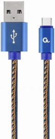 Gembird USB To USB Type - C Premium Denim Blue 2m