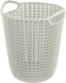 Curver Paper Bin Knit 7L 23x24x27cm White