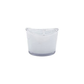 Стакан для ванной Domoletti AC0096AA, белый, 10.8 см x 9 см x 6.3 см