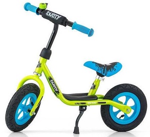 Milly Mally Dusty 10'' Balance Bike Green Blue