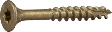 Koka skrūve Essve, 4 x 30 mm, dzeltena, 200 gab.