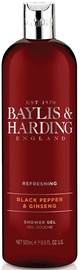 Dušas želeja Baylis & Harding Refreshing Black Pepper/Ginseng, 500 ml