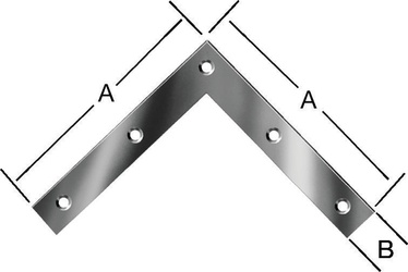 LEŅĶIS STŪRA 160X22MM CINKOTS