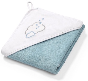 Dvielis BabyOno Terry Hooded 142/09 Blue, 100x100 cm, 1 gab.