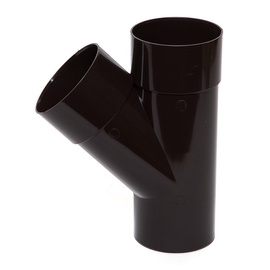 Scala Plastics Rain Drainage System Branching Tube 45° 80mm Brown