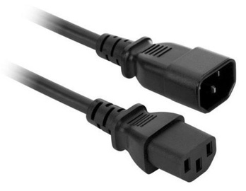 Провод Akyga Power Cable IEC C13 / IEC C14 IEC C14, IEC C13, 1.8 м, черный