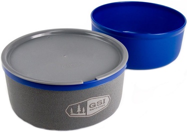 GSI Outdoors Ultralight Nesting Bowl & Mug Blue