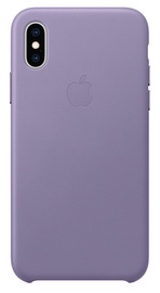 Apple Leather Back Case for Apple iPhone XS Lilac