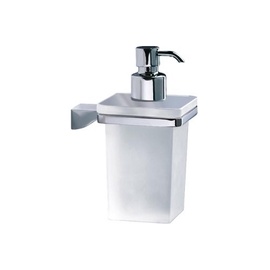 Настенный дозатор жидкого мыла Gedy Glamour 5781 13 Wall-Hung Soap Dispenser White/Chrome
