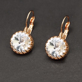Diamond Sky Earrings Vintage V With Swarovski Crystals