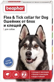 Beaphar Ticks & Fleas Collar 65cm Blue
