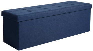 Пуф Songmics Ottoman, синий, 38 см x 110 см x 38 см