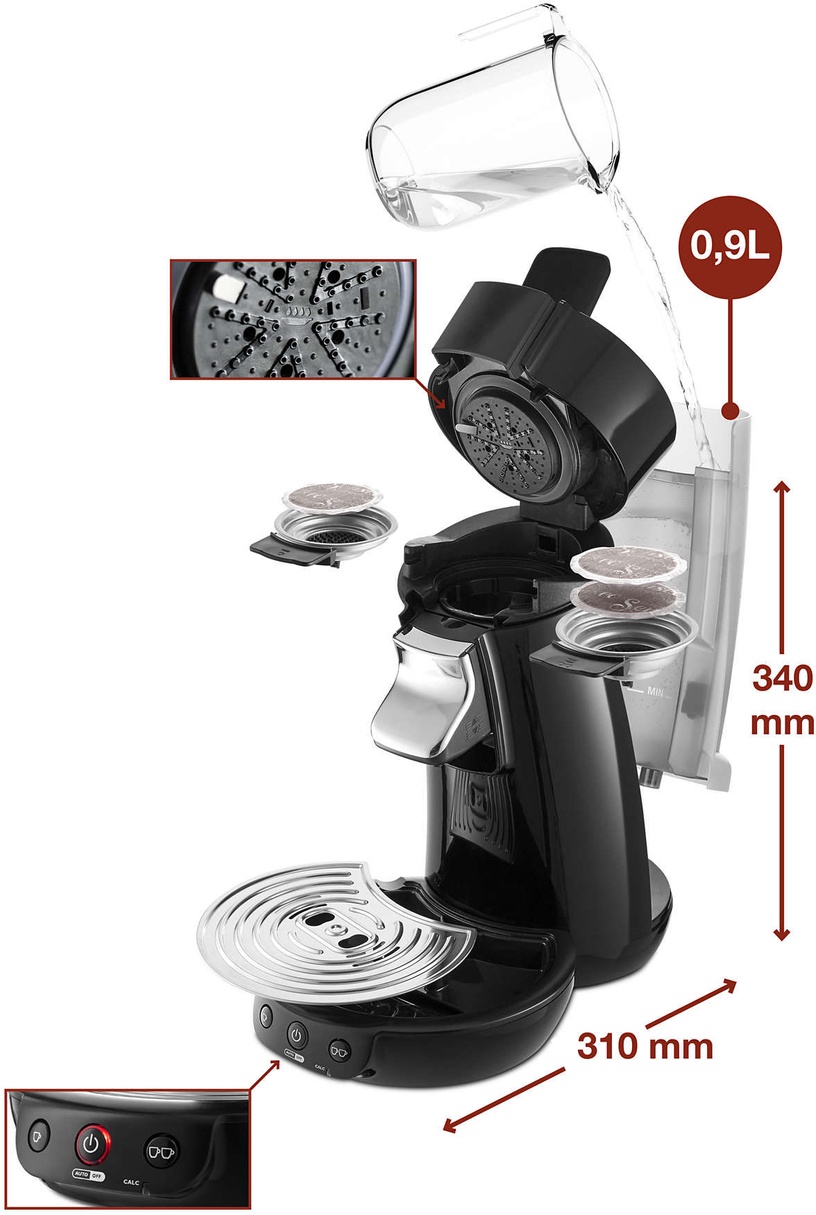 Automaatne kohvimasin Philips Senseo Viva Cafe HD7829/60
