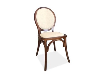 Стул для столовой Signal Meble Monte Walnut/Cream, 1 шт.