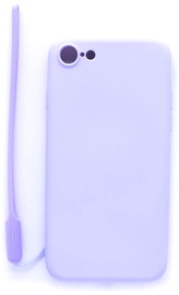 Evelatus Soft Touch Back Case With Strap For Apple iPhone 7/8 Purple