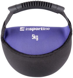 inSPORTline Neoprene Dumbbell Bell-Bag Black/Purple 5kg