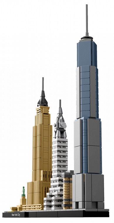 Конструктор LEGO Architecture Нью-Йорк 21028, 598 шт.