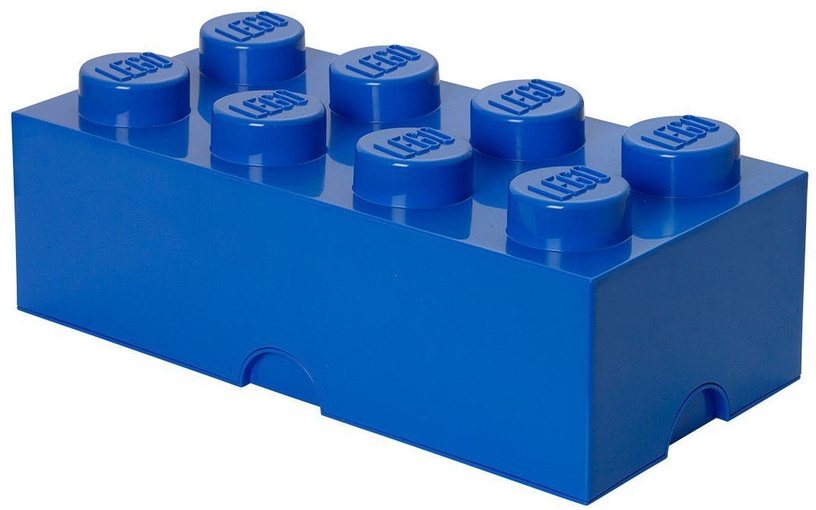 Daiktadėžė LEGO® Storage Brick 8, 12.1 l, mėlyna, 25 x 50 x 18 cm