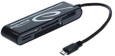 Delock Micro USB OTG Card Reader Black
