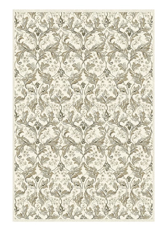 Vaip Domoletti Royal Palace, pruun/valge/mitmevärviline, 195 cm x 135 cm