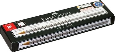 Grafīta zīmulis Faber Castell Grip 2001, HB, pelēka, 12 gab.