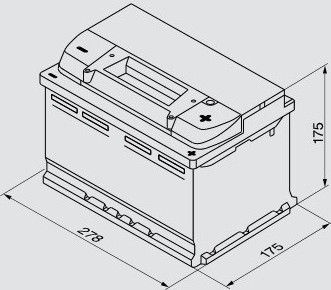 Aku Bosch S5, 12 V, 74 Ah, 750 A