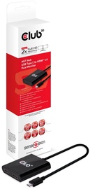 Club 3D MST Hub USB 3.1 Gen1 Type C To HDMI™ 1.4 Dual Monitor Black