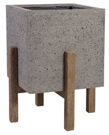 Home4you Sandstone Flowerpot 71843 48.5x48.5xH60cm Gray