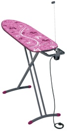 Gludināmais dēlis Leifheit Air Board M Solid Plus Gray/Fuchsia, 1200x380 mm