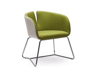 Fotelis Halmar Pivot Green/White, 63x62x74 cm