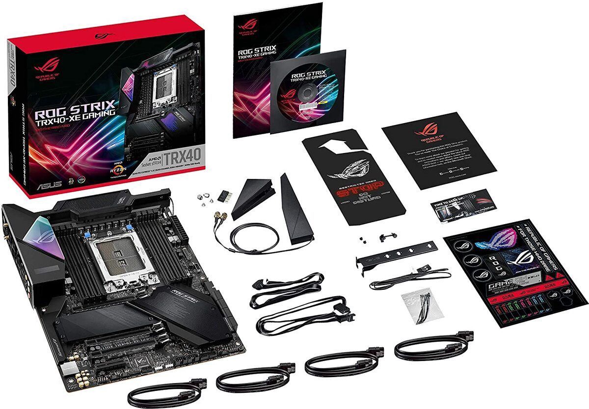 Pagrindinė Plokstė Asus Rog Strix Trx40 Xe Gaming Senukai Lt