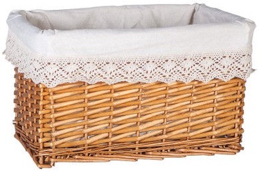 Mantu kaste Home4you, brūna, 260 x 400 x 240 mm
