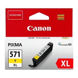 Rašalinio spausdintuvo kasetė Canon CLI-571XL, geltona