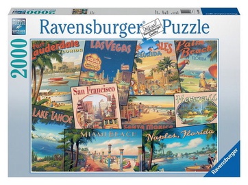 Ravensburger Puzzle Vintage Vacations 2000pcs
