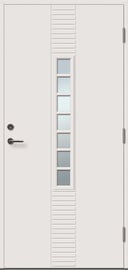 Дверь улица Andre 7R, правосторонняя, белый, 209 x 99 x 6.2 см